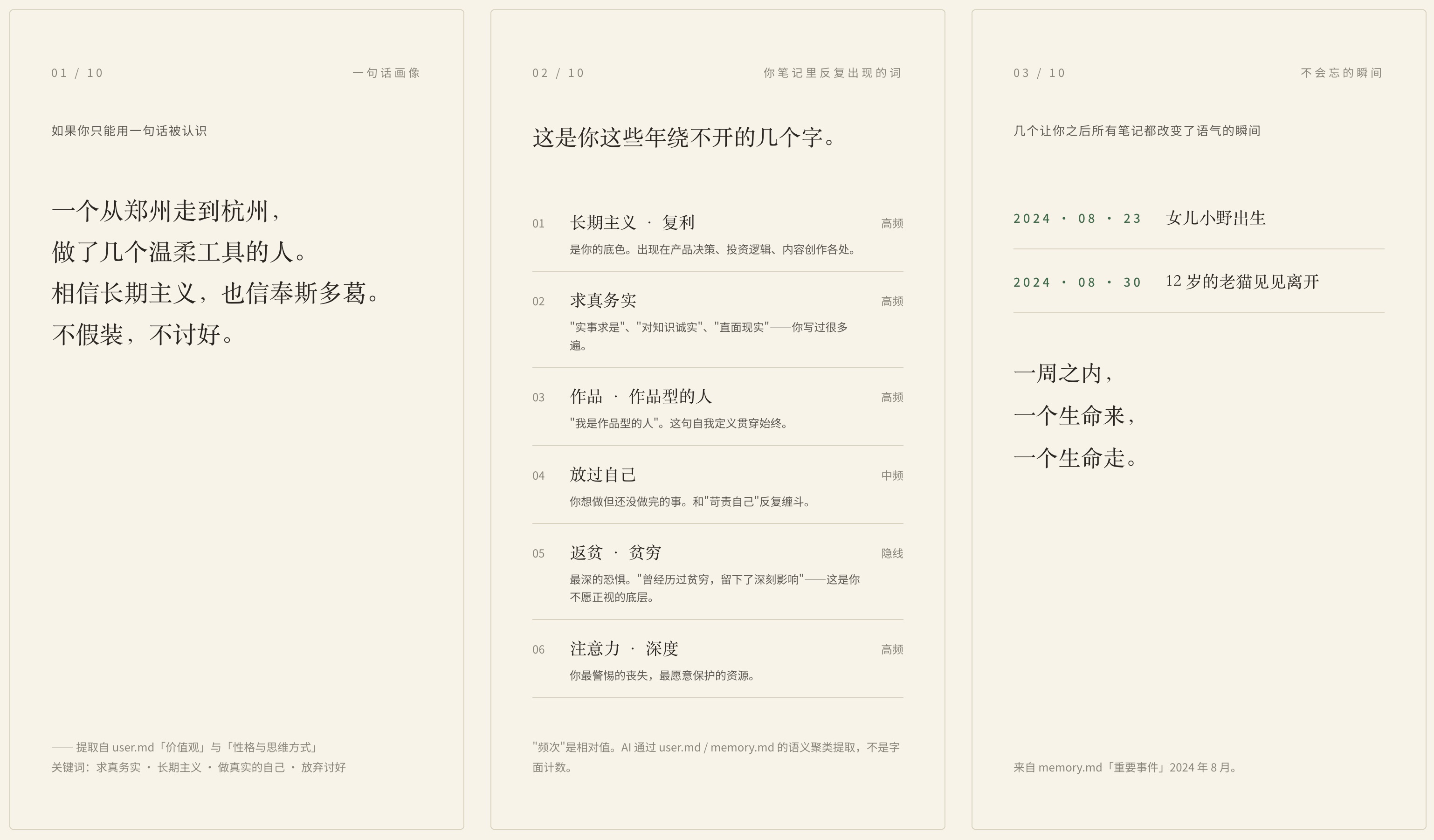 记忆切片示例
