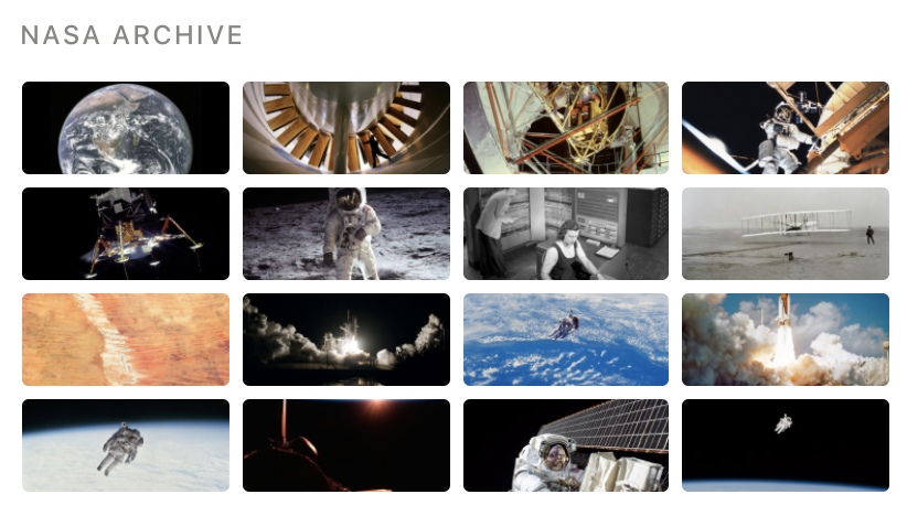 NASA ARCHIVE：（天文）