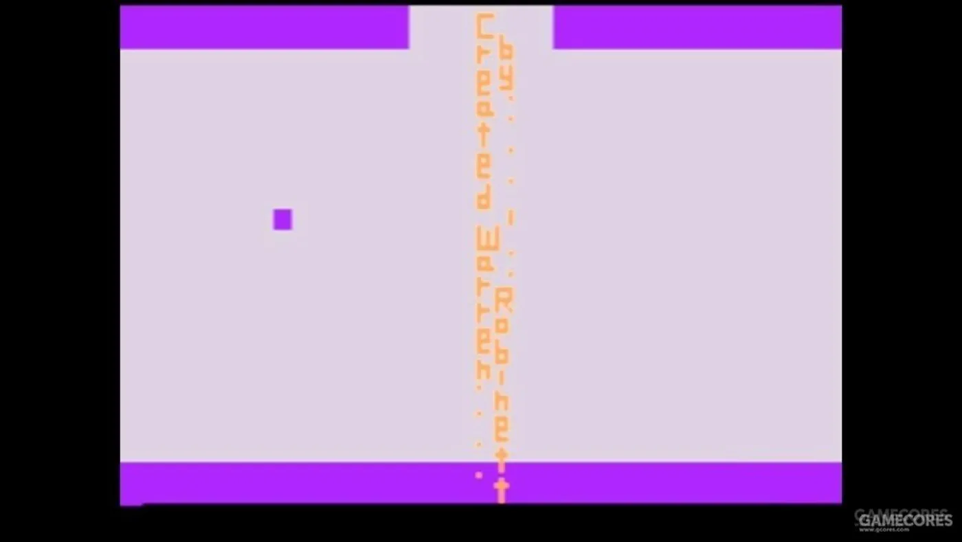 电子游戏历史上第一个彩蛋，是 Atari2600 的游戏 Adventure 的一个界面，显示了作者的名字
