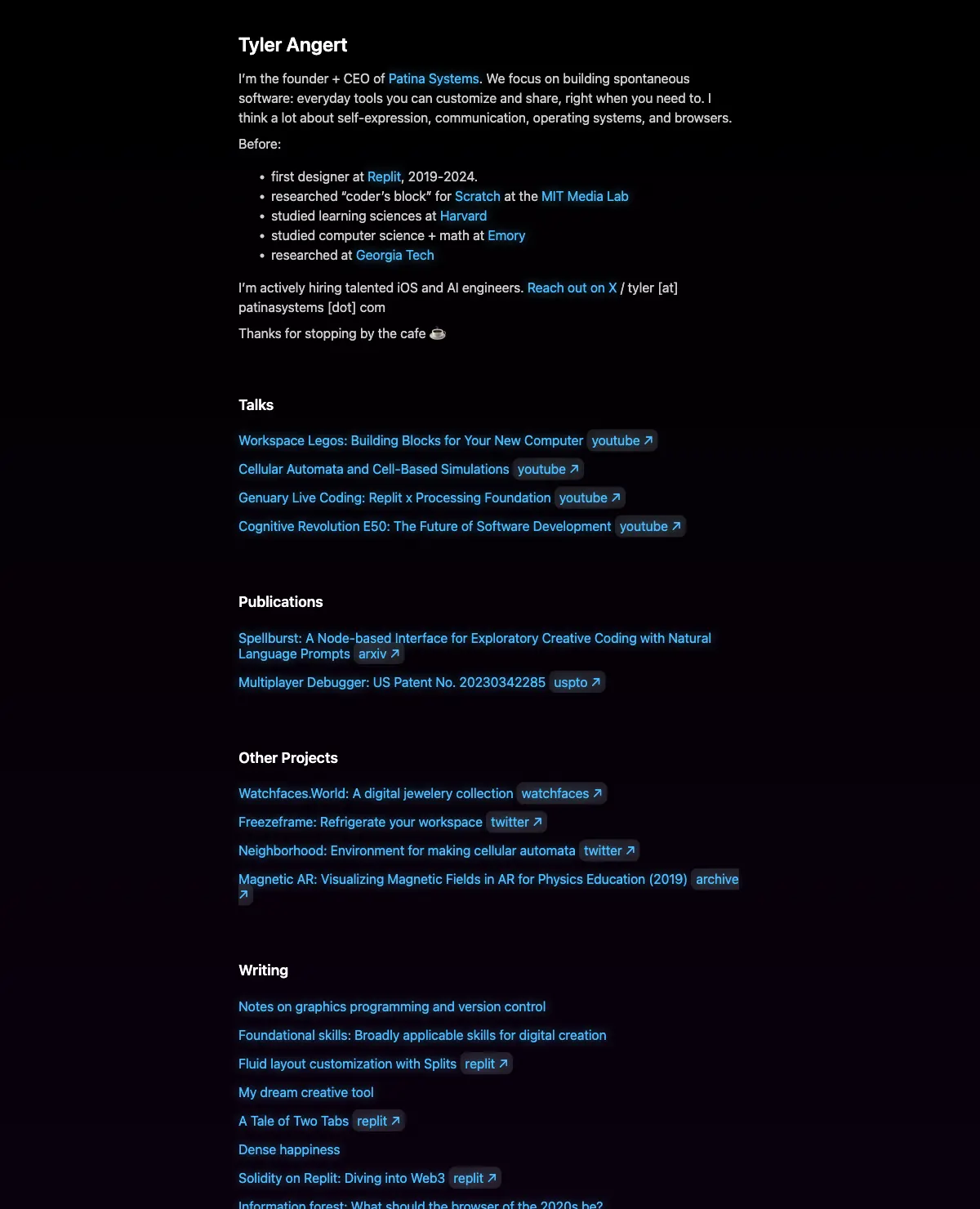 Tyler Angert 脑内宇宙的建筑师