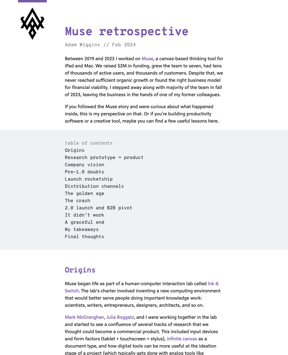 先进团队,先用 Muse ?