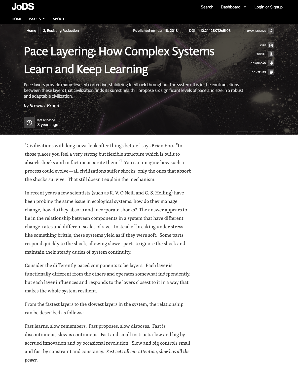 复杂系统的学习模型