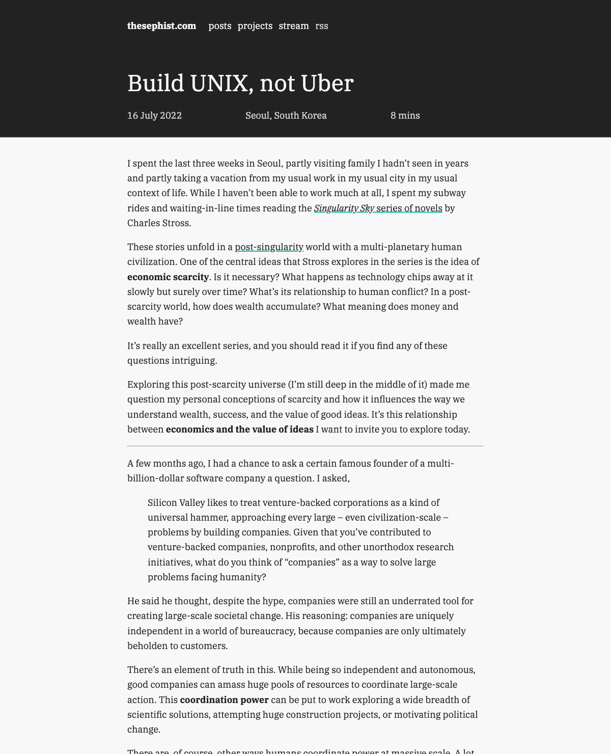 公司是解决人类面临的大问题的一种方式吗?