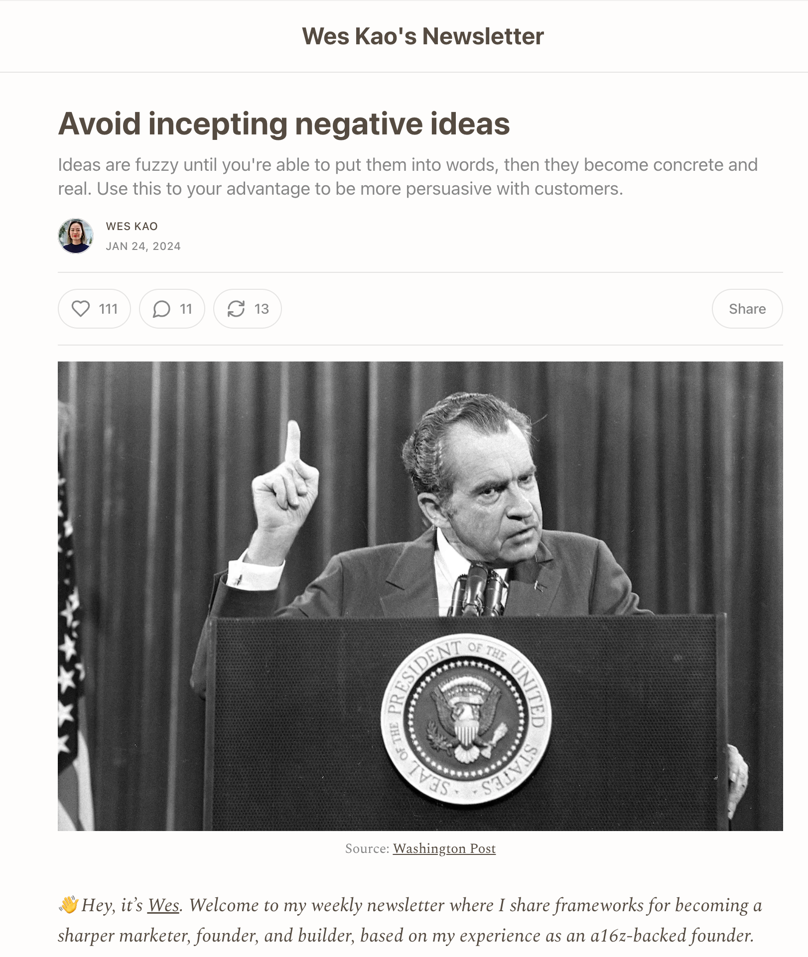 避免传递负面想法