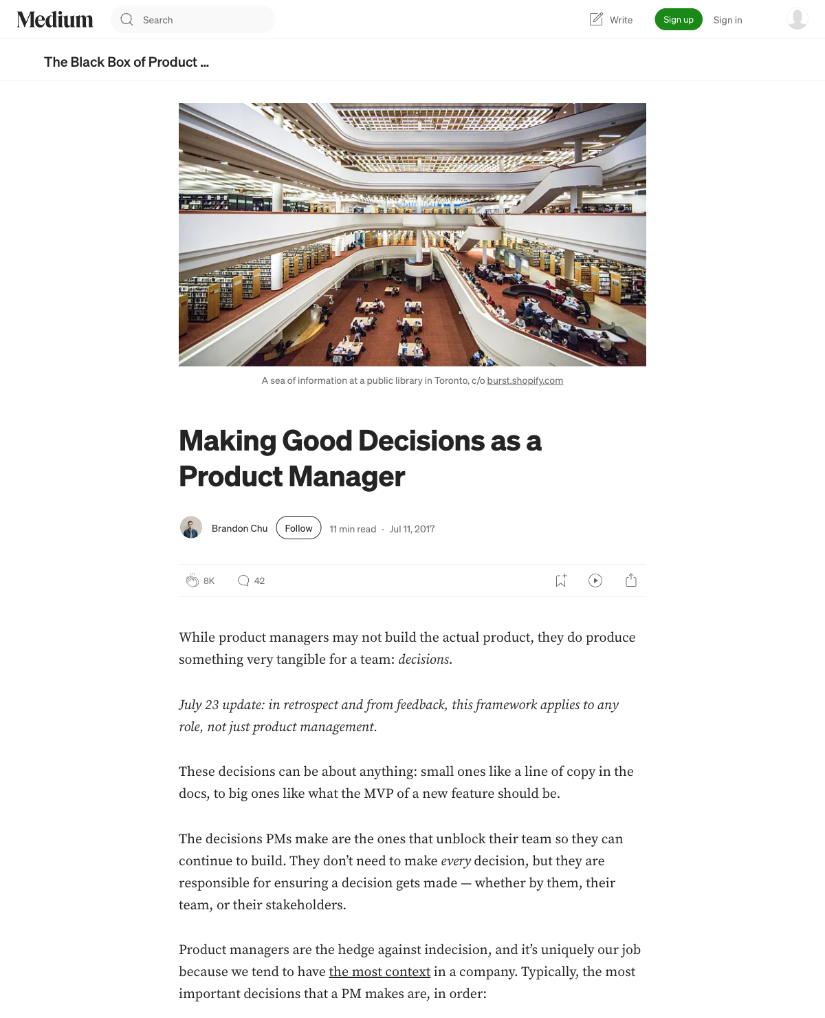 PM 的决策力:Shipping is a Feature