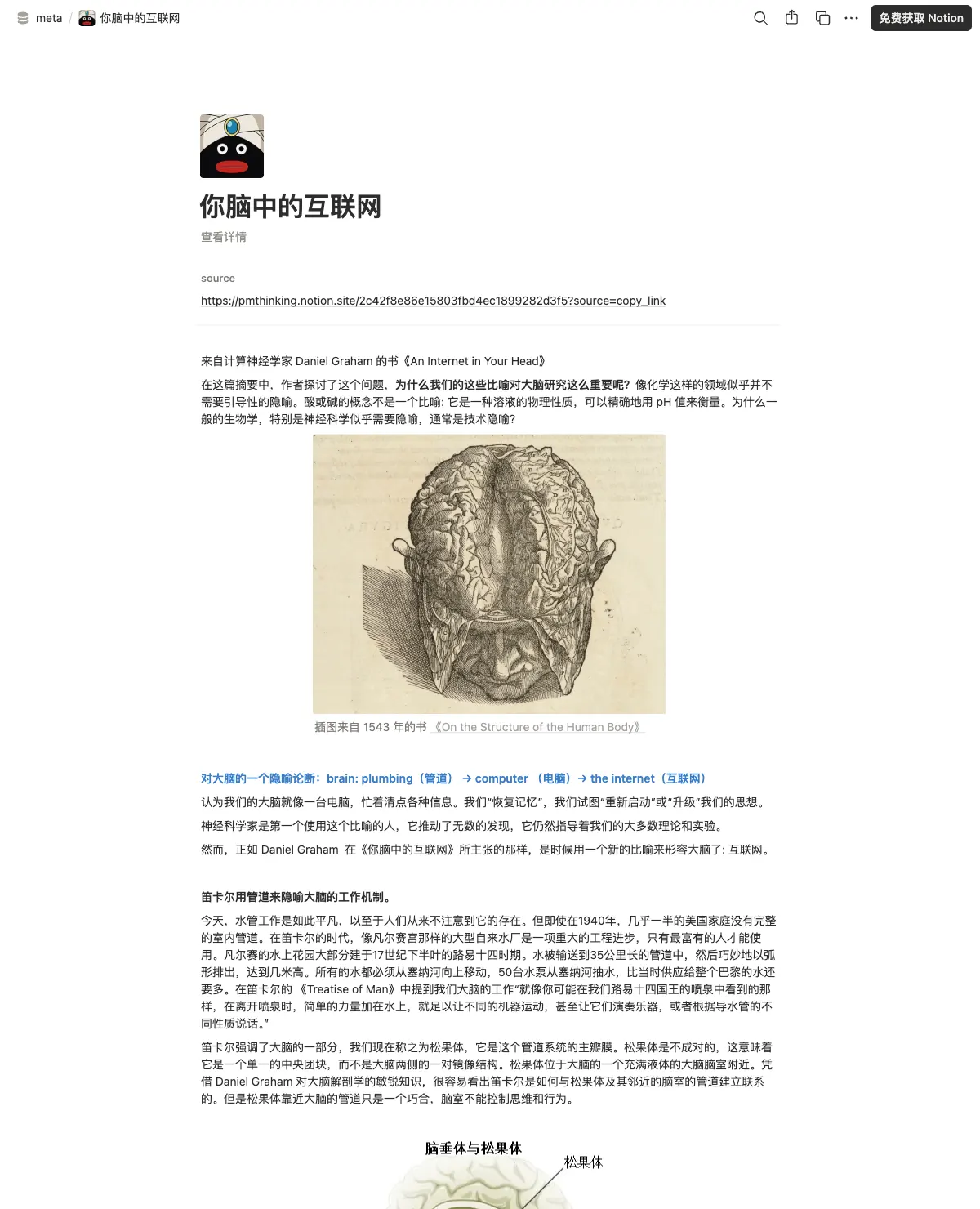 你脑中的互联网